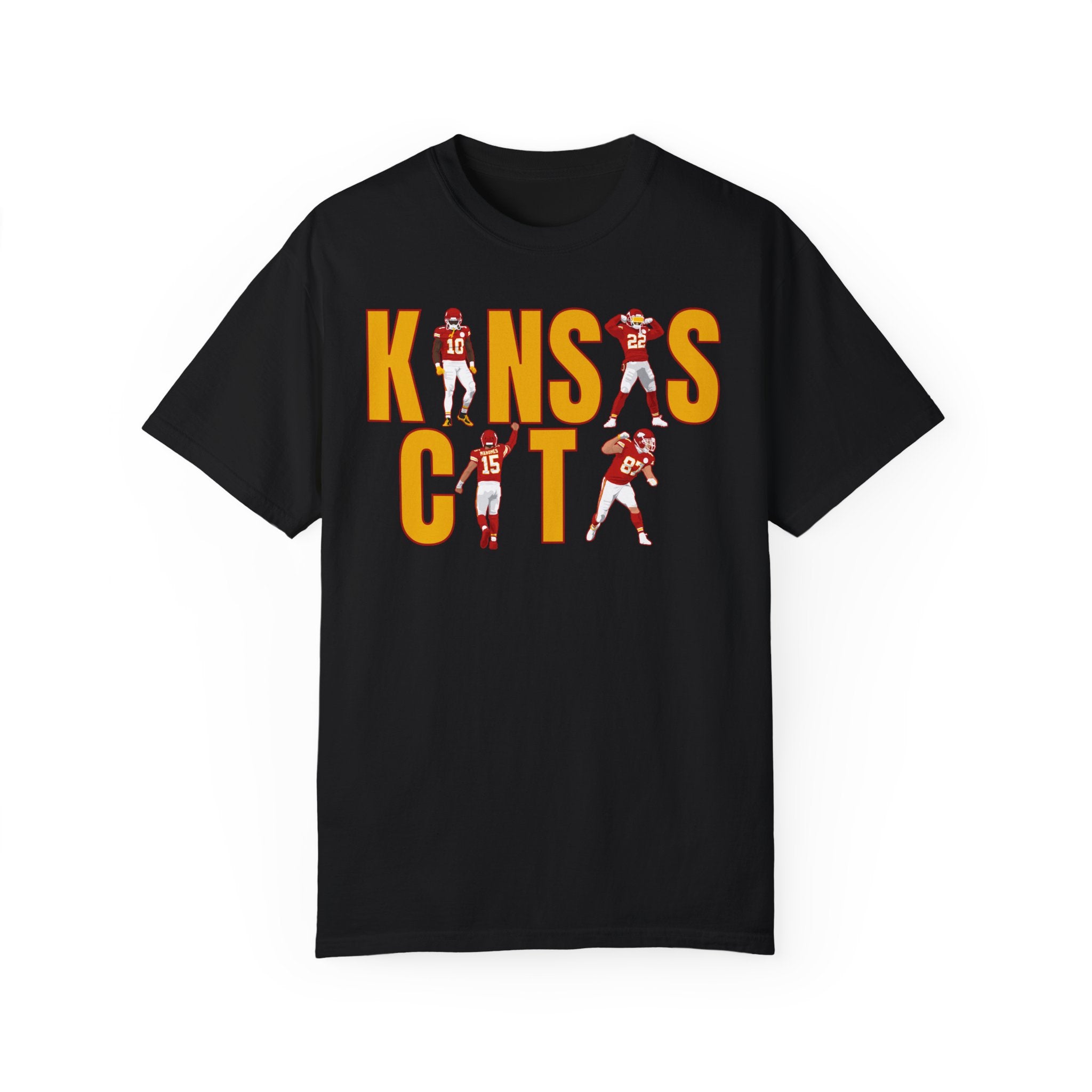 Kansas City Football Garment-Dyed T-Shirt